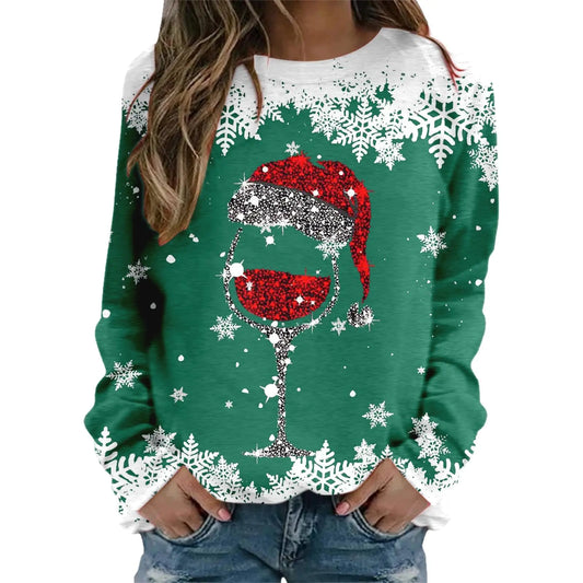 Christmas Sweaters for Women 2024 Funny Ugly Christmas Sweater Christmas Sweatshirts for Teen Girls Ugly Sweater Christmas Women Crewneck Xmas Holiday Pullover
